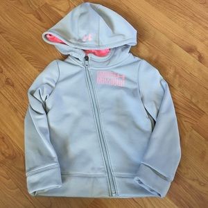 Under Armour Girls Gray/Pink Jacket